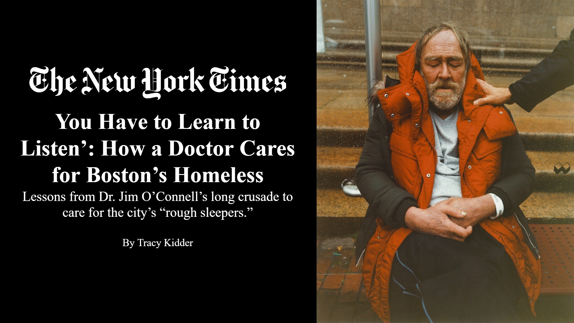 New York Times Magazine cover story by Tracy Kidder