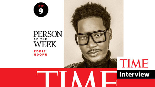 Time Magazine Person of the Week Podcast artwork featuring Eddie Ndopu