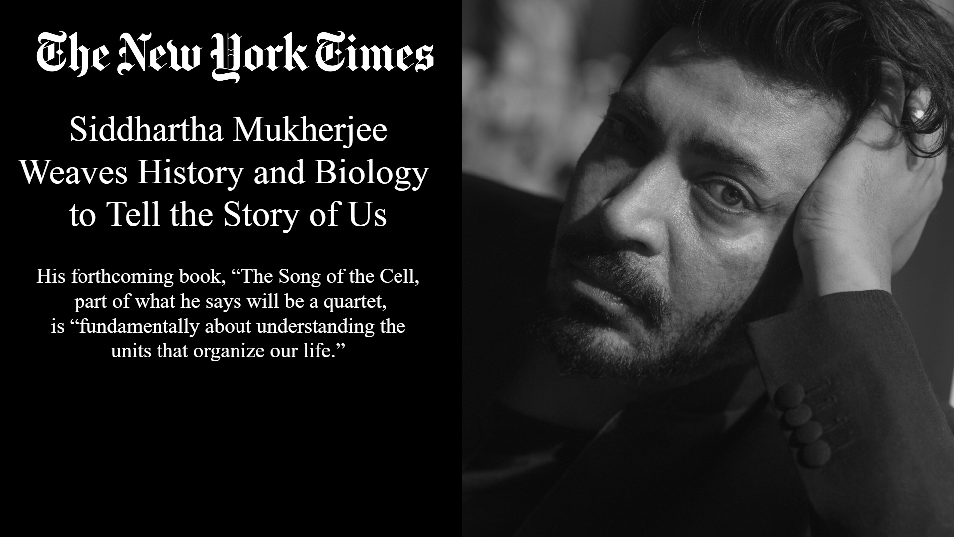 New York Times “The Song of the Cell" preview
