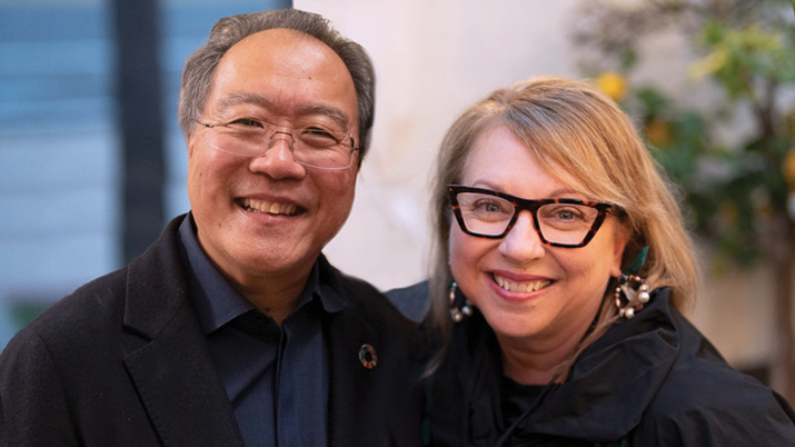 Yo-Yo Ma and Celesta Billeci.