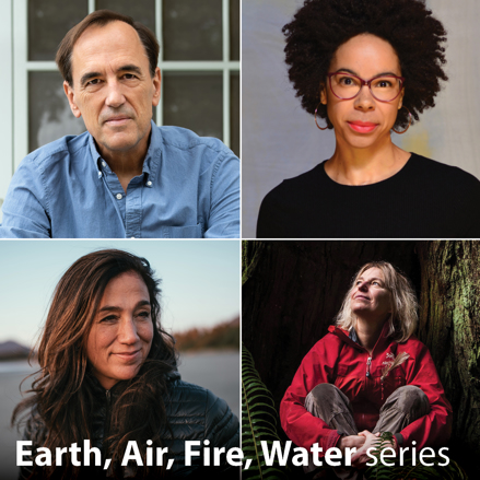 Earth, Air, Fire, Water series graphic